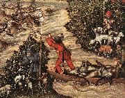 CRANACH, Lucas the Younger Staghunt of Prince Johann Friedrich (detail) dfhre china oil painting reproduction